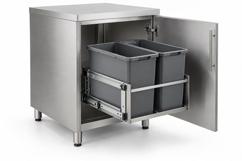 Thùng Rác Âm Tủ Cánh Kéo – TR1K