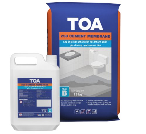 Chống Thấm 2 Thành Phần Gốc Xi Măng TOA 258 Cement Membrane